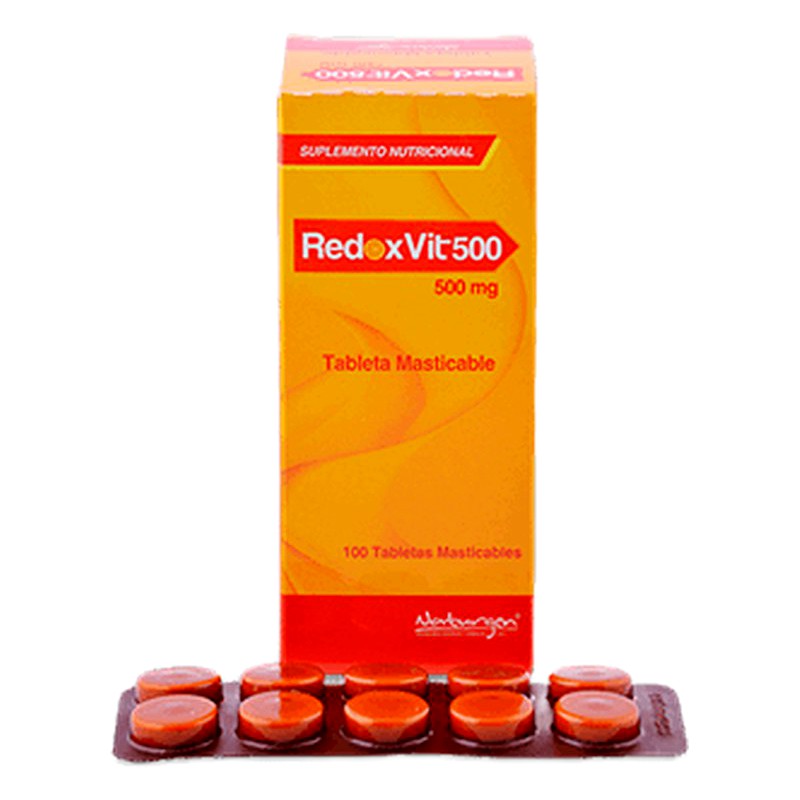 REDOX VIT 500mg TABLETA MASTICABLE