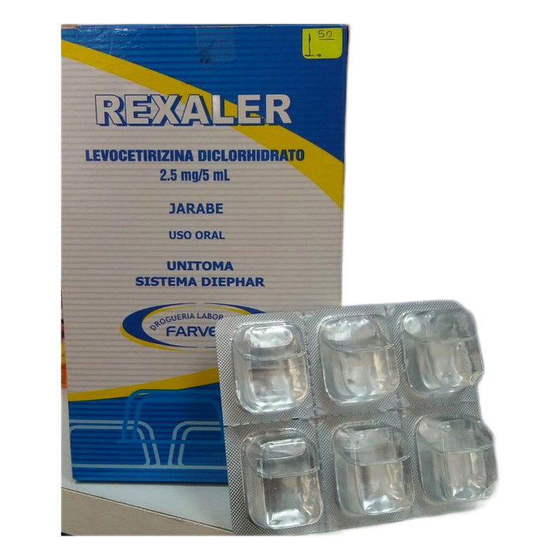 REXALER (Levocetirizina 2.5mg/5ml) UNITOMA