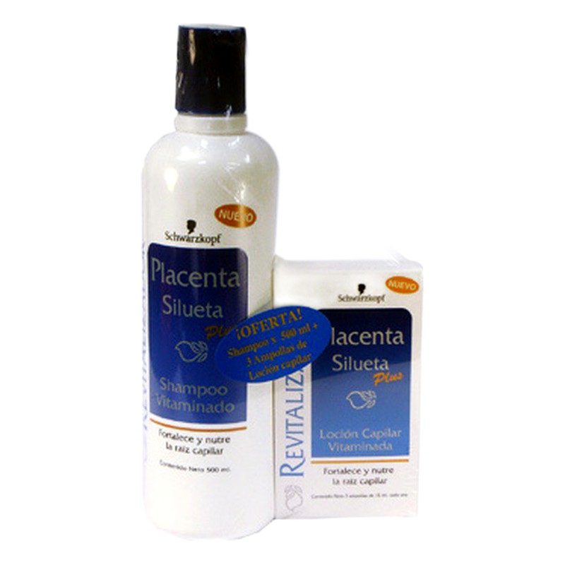 SILUETA SHAMPOO X 500 + 3 AMPOLLA