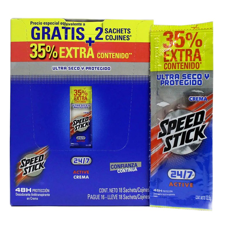 SPEED STICK 24/7 Active SACHET x13.5g
