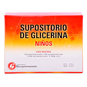 SUPOSITORIO DE GLICERINA - Niños