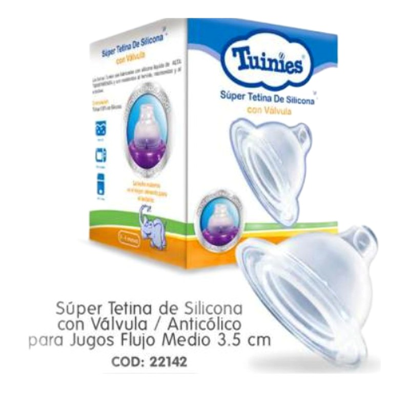 TUINIES TETINA CON VALVULA