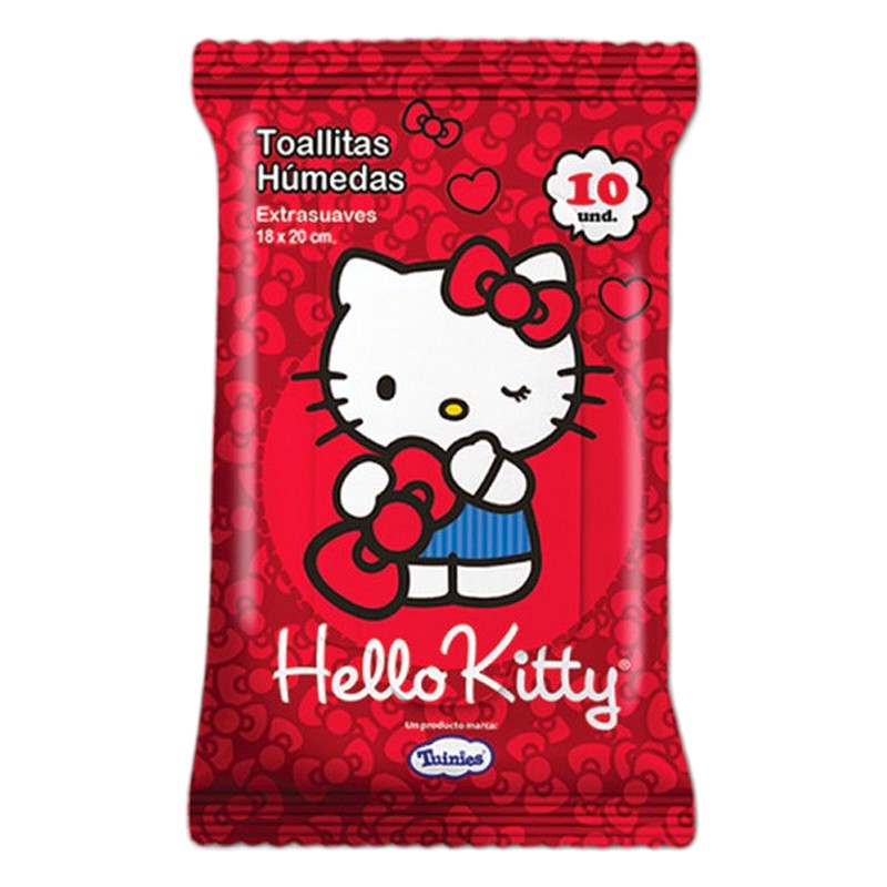 TUINIES HELLO KITTY (Toallas Humedas) x10 Und.