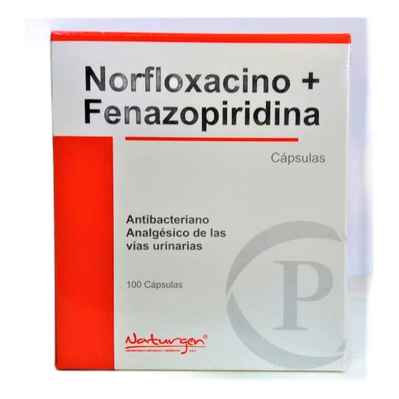NORFLOXACINO + FENAZOPIRIDINA CÁPSULA