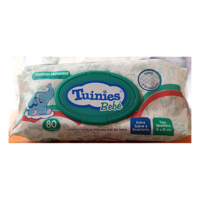 TUINIES TOALLA HUMEDA X 80