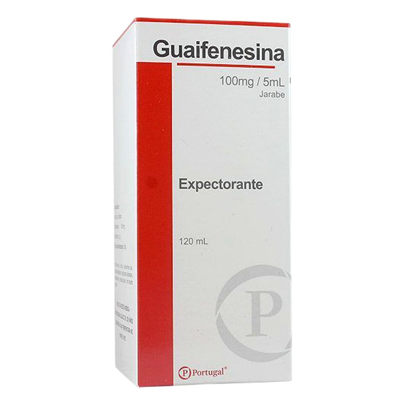GUAIFENESINA 100MG/5ML JARABE X 120ML