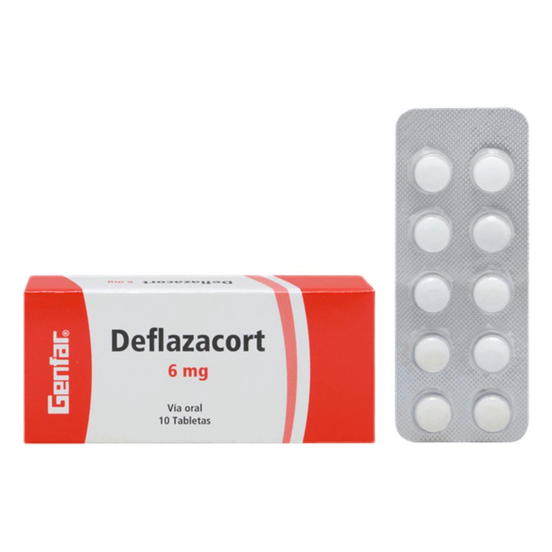 DEFLAZACORT 6MG TABLETA 