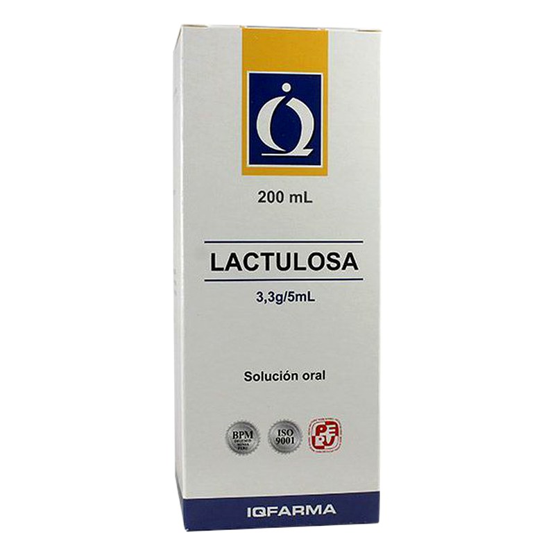 LACTULOSA 3,33mg/5ml SOLUCION ORAL x 200ML