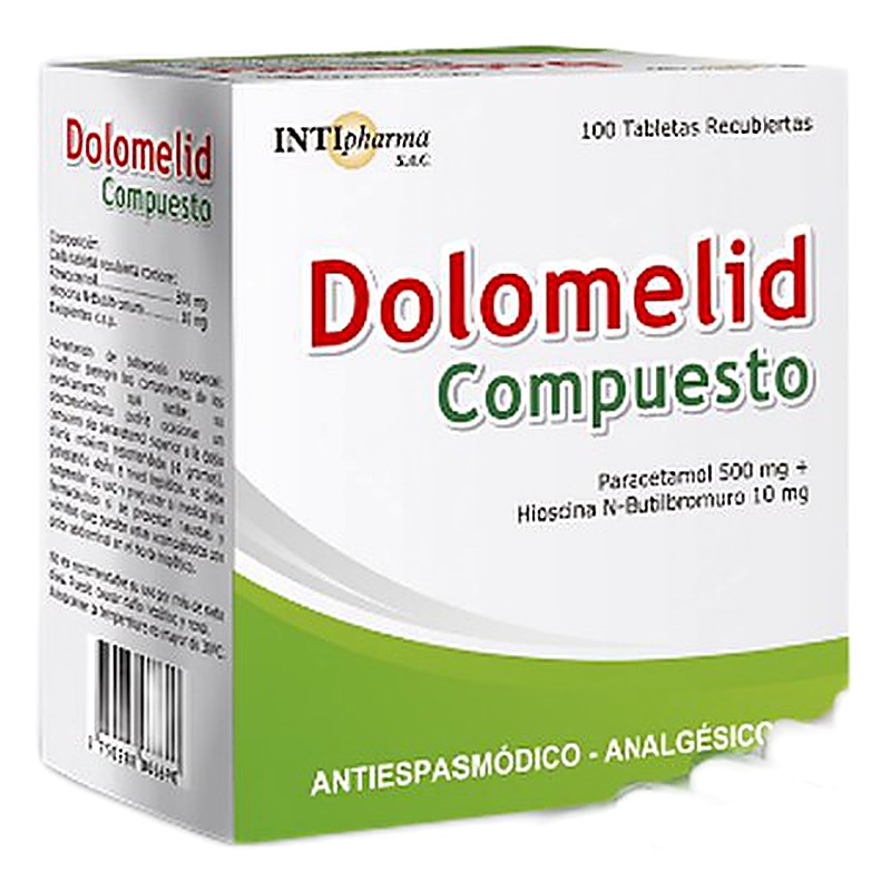 DOLOMELID COMPUESTO CAJA X 100 TABLETA