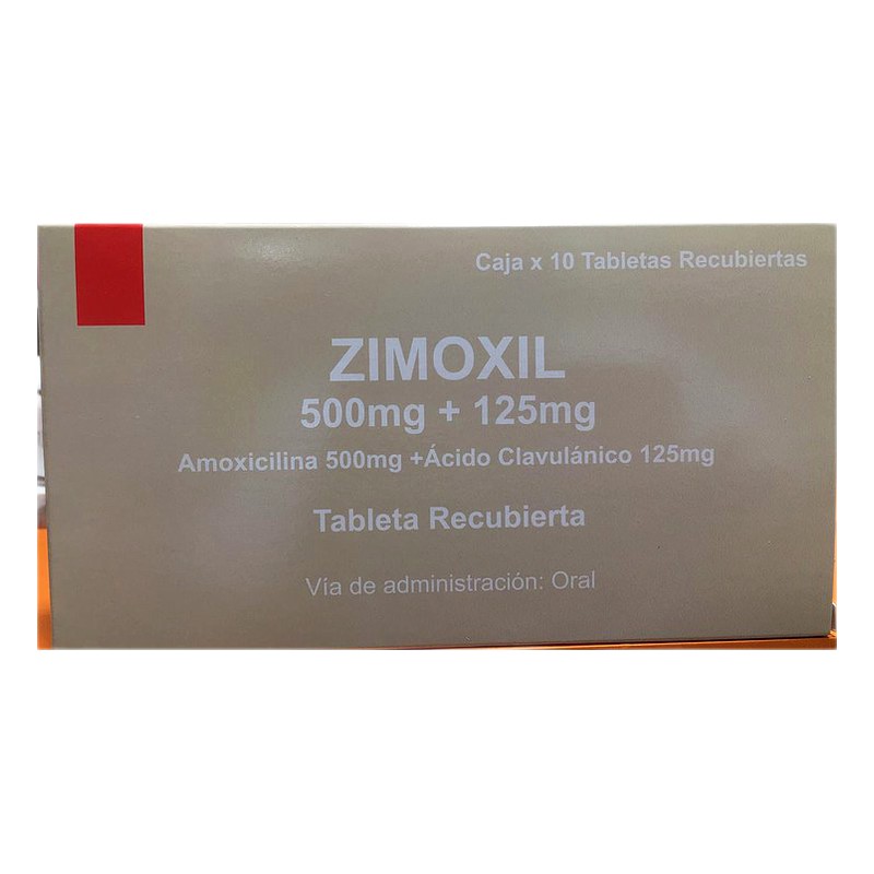 ZIMOXIL 500MG+125MG TABLETA CAJA X 10