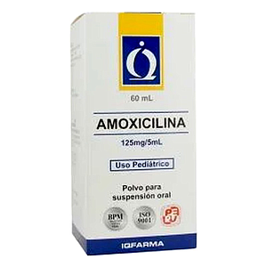 AMOXICILINA 125mg/5mL SUSPENSIÓN JARABE PEDIÁTRICO x 60mL
