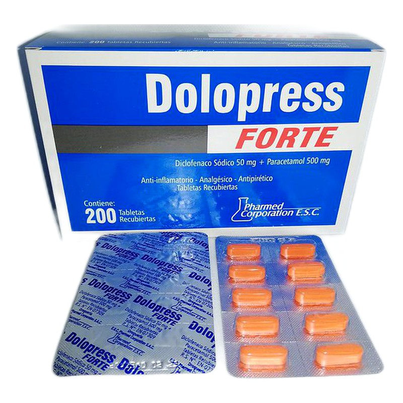 DOLOPRESS FORTE CAJA X 200