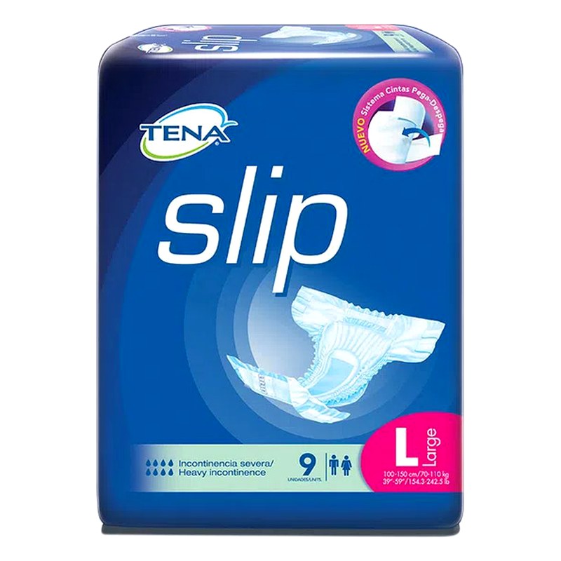 TENA SLIP X 9 TALLA "L"