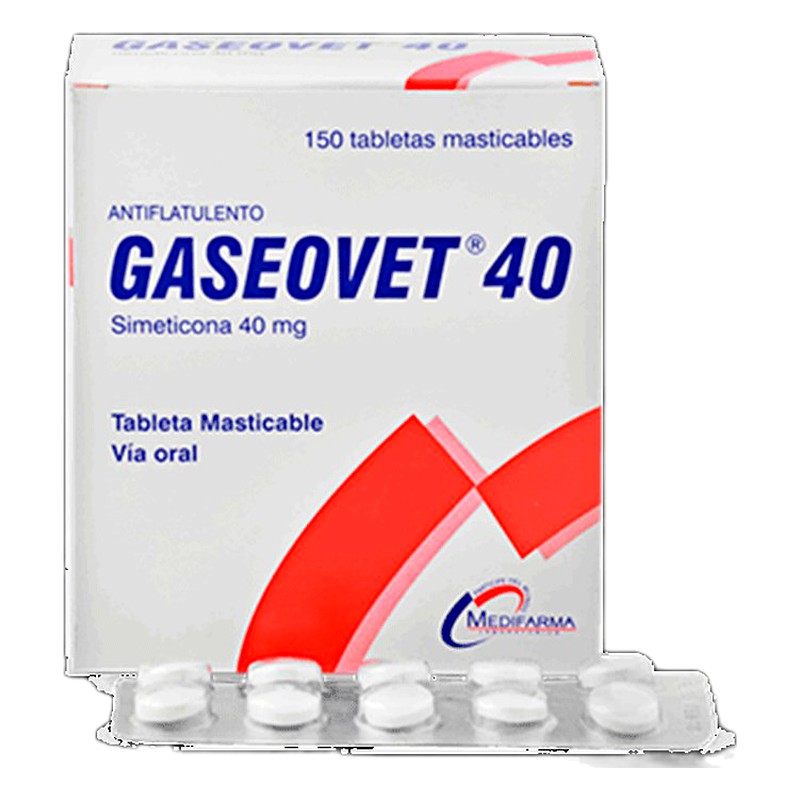 GASEOVET 40MG TABLETA CAJA X 100