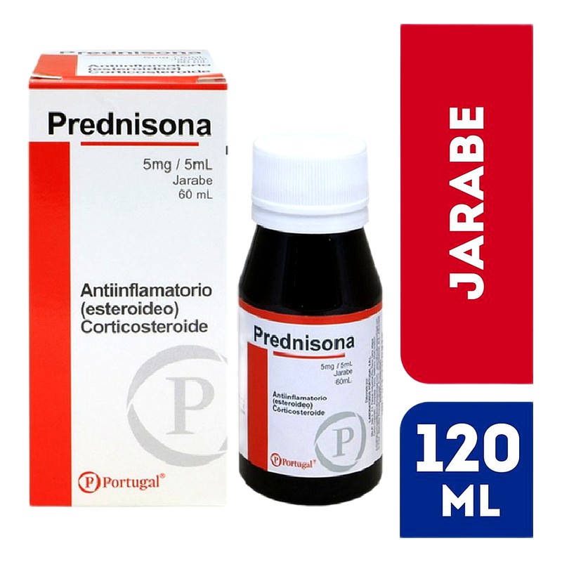 PREDNISONA SUSPENSION 5MG/5ML x 120ml