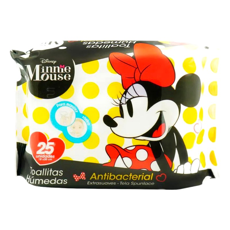 TOALLITAS HUMEDAS TUINIES MINNIE x25 Und.