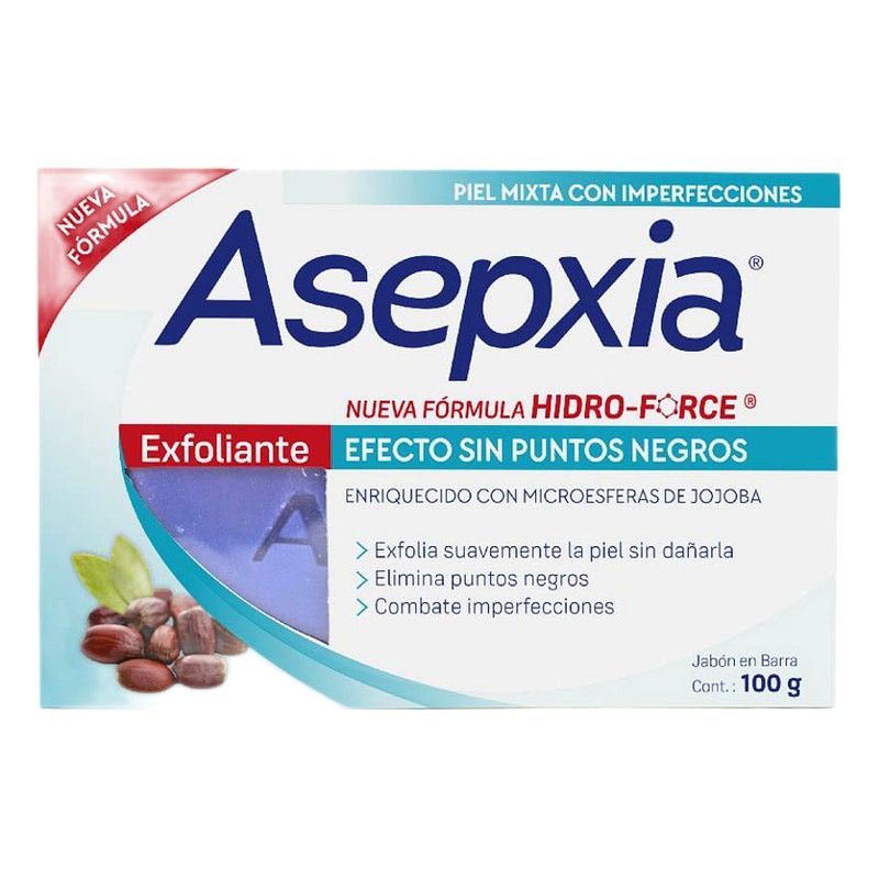 JABON ASEPXIA (Exfoliante Sin Puntos Negros) - Barra x100g