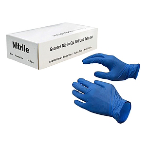 GUANTES DE NITRILO - Talla M