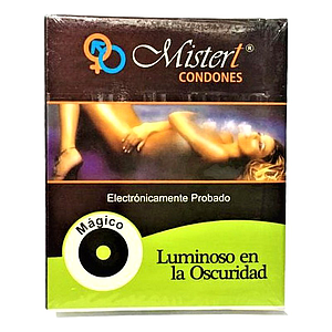 MISTER T CONDONES - Mágico Luminoso Caja x3