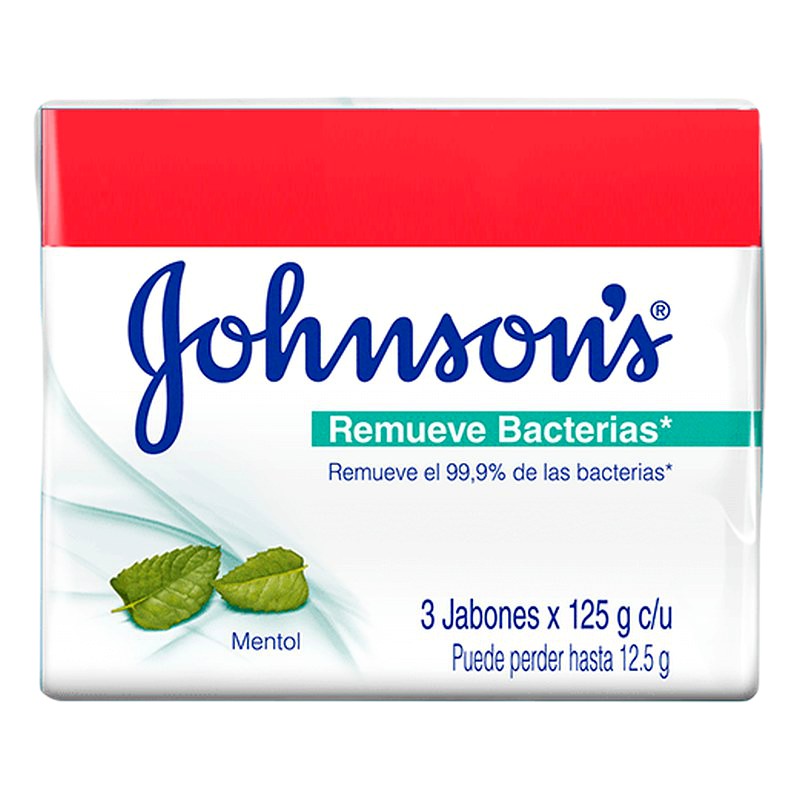 JOHNSON JABON (REMUEVE BACTERIAS) x125g