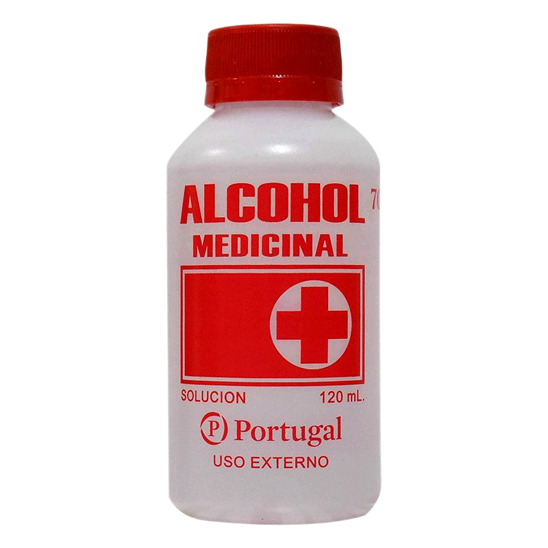 ALCOHOL MEDICINAL 70° Frasco x120ml