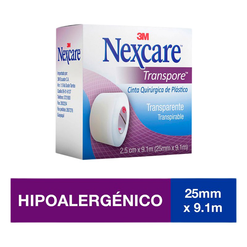 ESPARADRAPO NEXCARE 3M 2.5cm x 9.1m