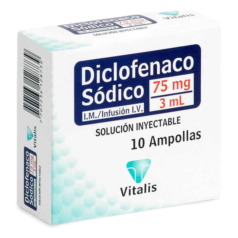 DICLOFENACO 75mg/3ml AMPOLLA