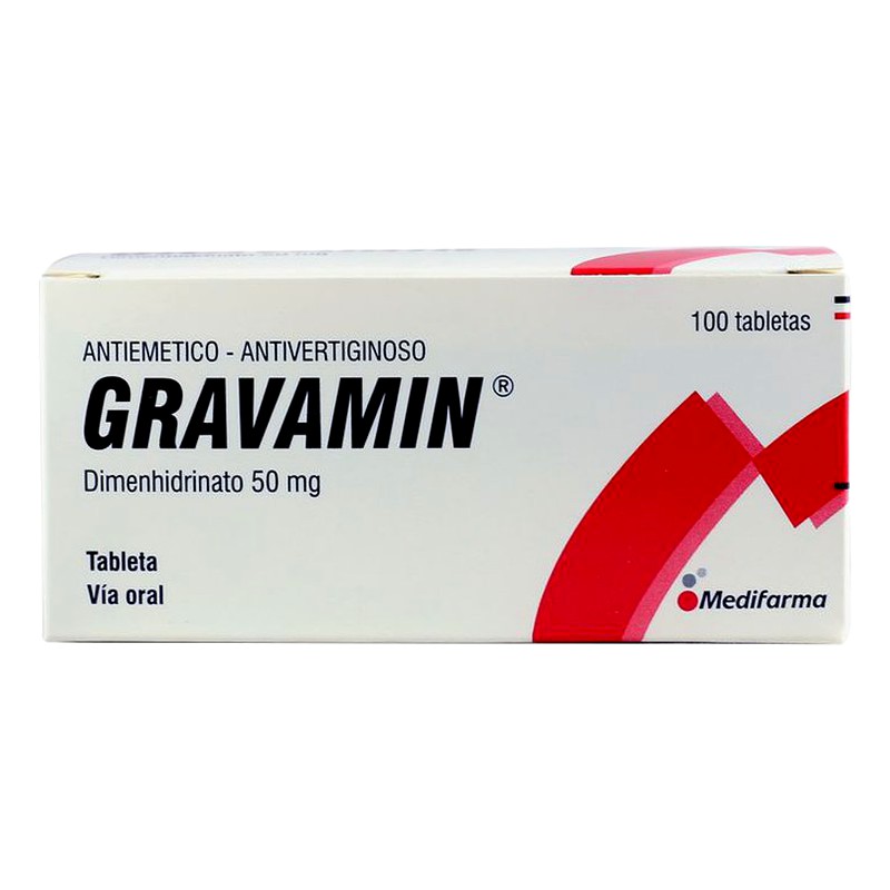 GRAVAMIN 50MG TABLETA CAJA X 100