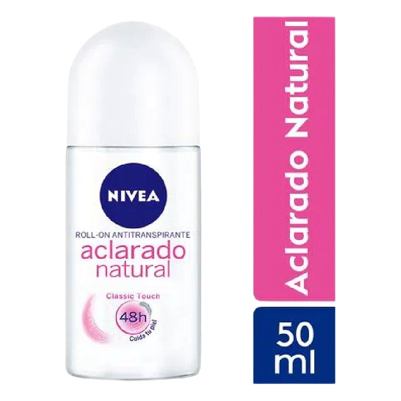 NIVEA DESODORANTE ROLLON X 50ML (ACLARADO NATURAL)