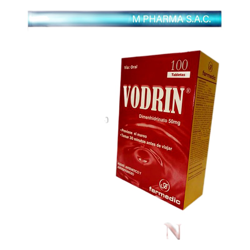 VODRIN 50mg TABLETA