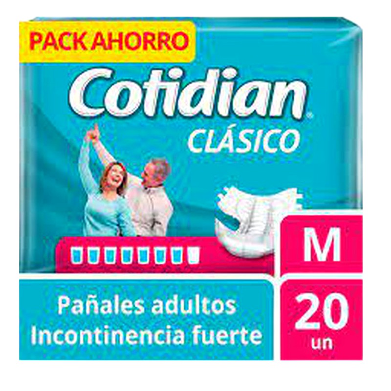 COTIDIAN TALLA M X PAQUETE X 20 UND.