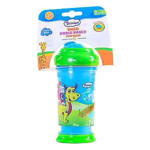 TUINIES VASO ENTRENAMIENTO 8 OZ TAPA GIRATORIA