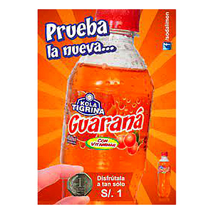 GASEOSA KOLA TIGRINA GUARANA x 450ml