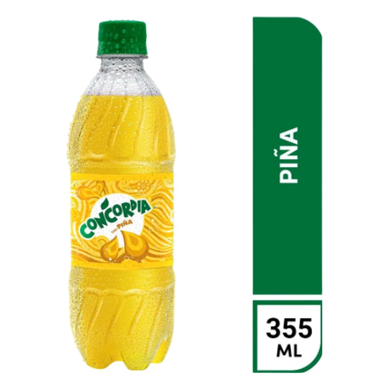 GASEOSA CONCORDIA DE 355 ML SABOR PIÑA