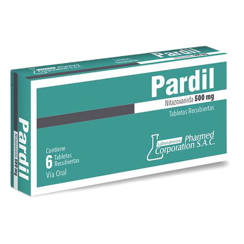 PARDIL (NITAZOXANIDA) TABLETA 