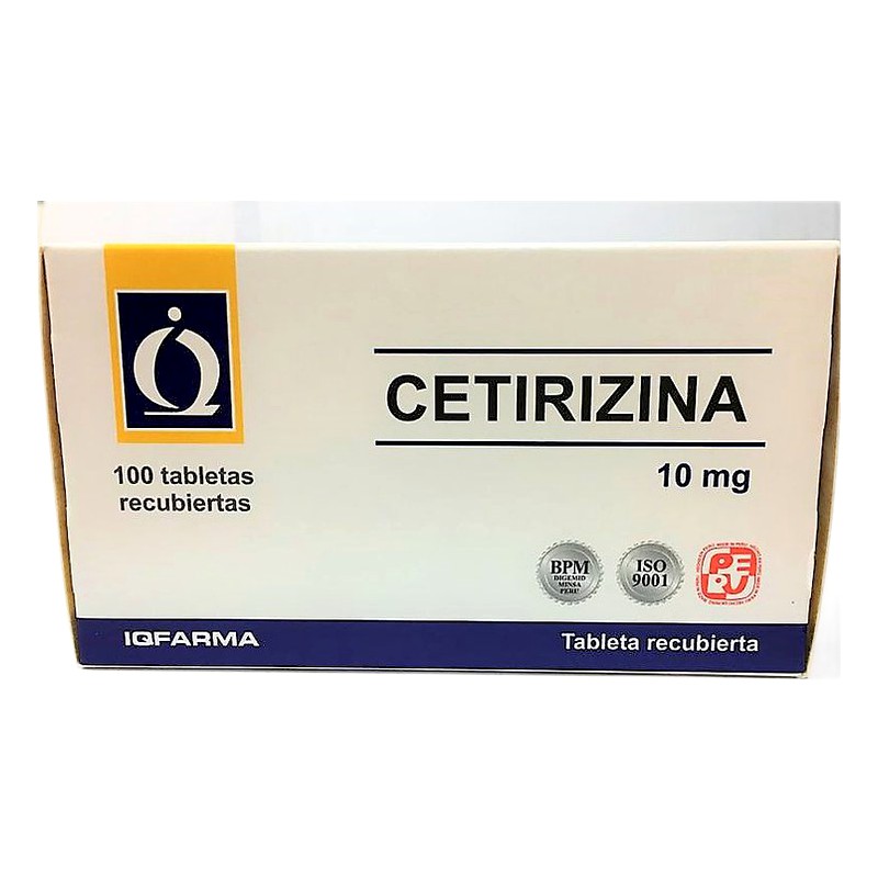 CETIRIZINA 10MG TABLETA