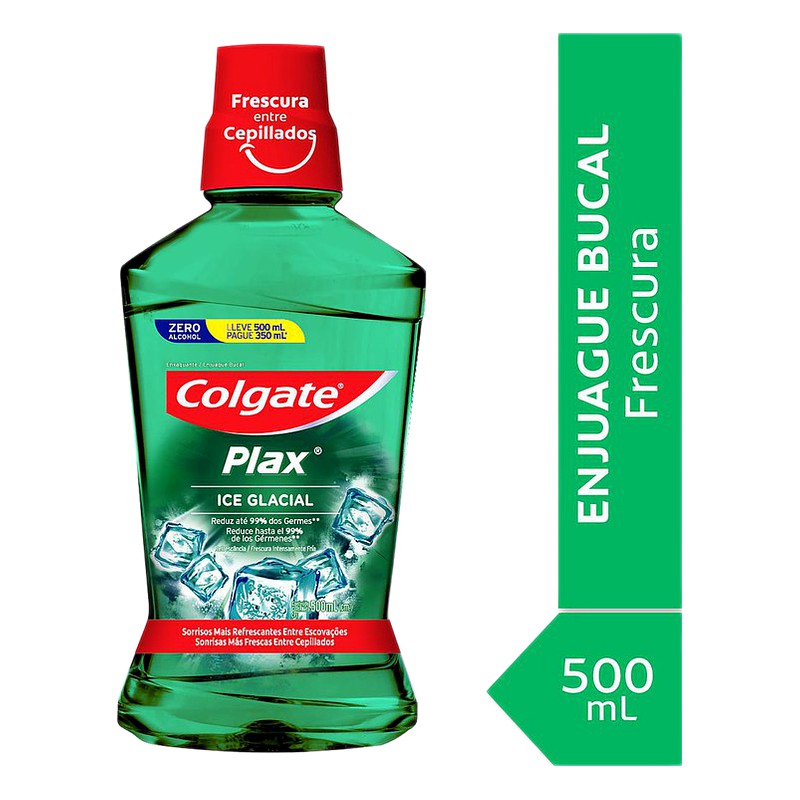 COLGATE ENJUAGUE BUCAL X 500ML