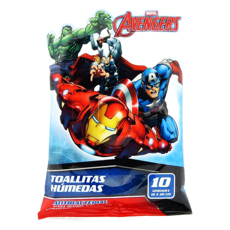 TUINIES AVENGERS (Toallas Humedas) x10 Und.