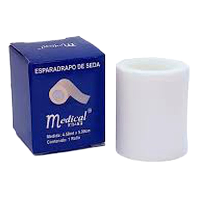 ESPARADRAPO DE SEDA 4.5mt x 2.5cm