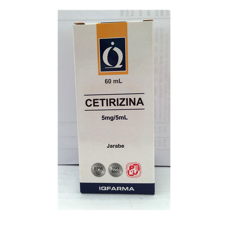 CETIRIZINA 5MG/5ML JARABE x 60ml