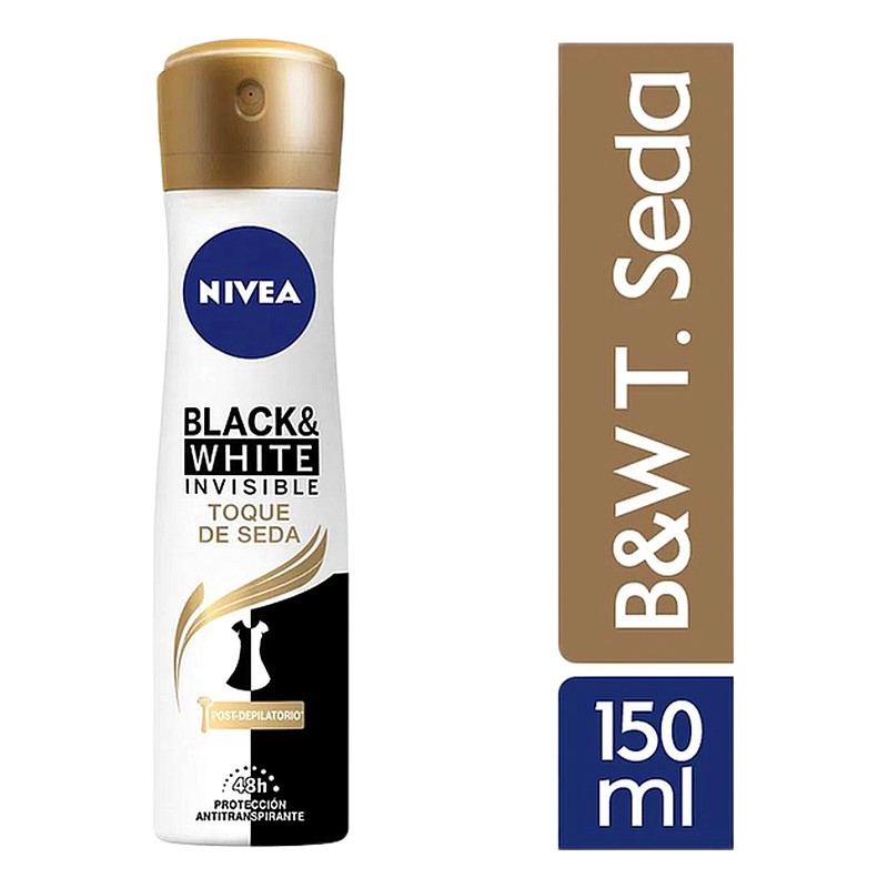 NIVEA SPRAY DESODORANTE X 150ML (BLACK&amp;WHITE)