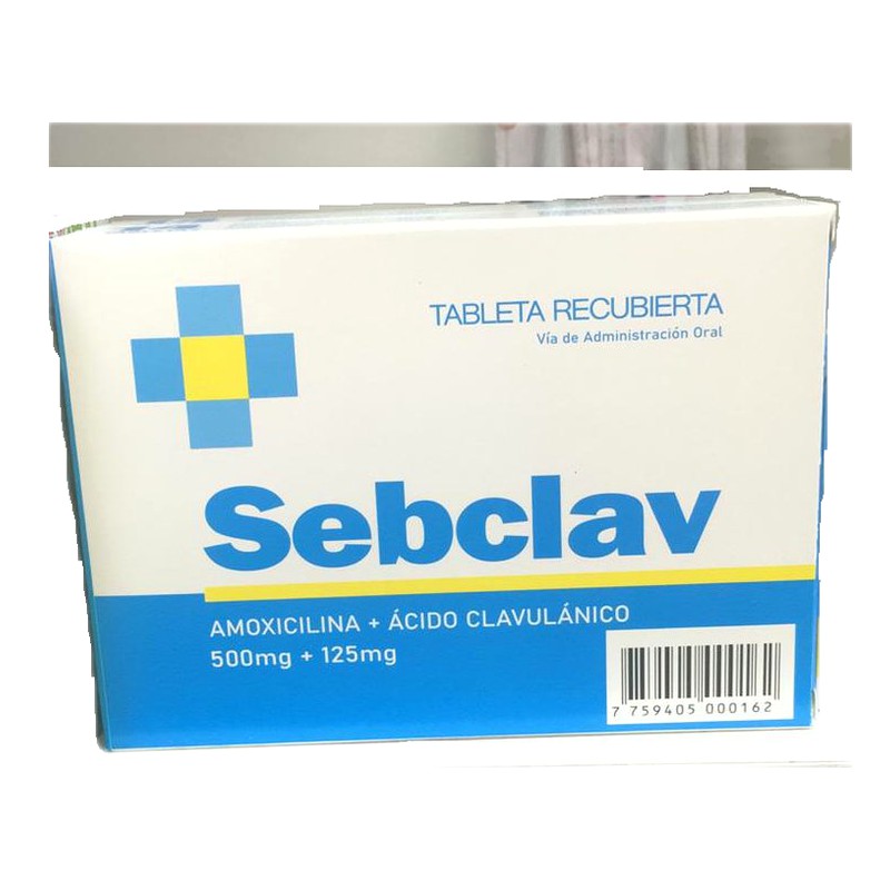 SEBCLAV 500/ 125MG X 14 TAB