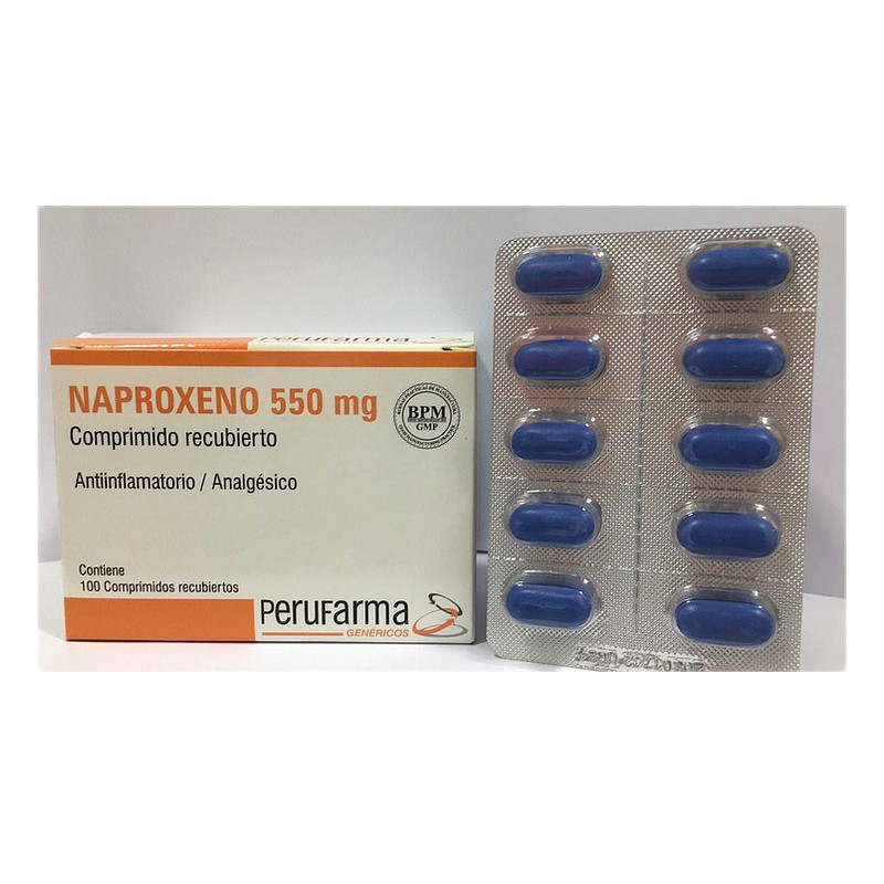 NAPROXENO SODICO 550mg TABLETA 
