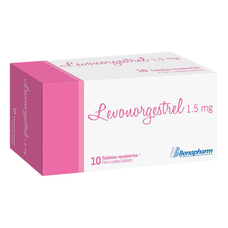 LEVONORGESTREL 1.5 mg Tableta recubierta