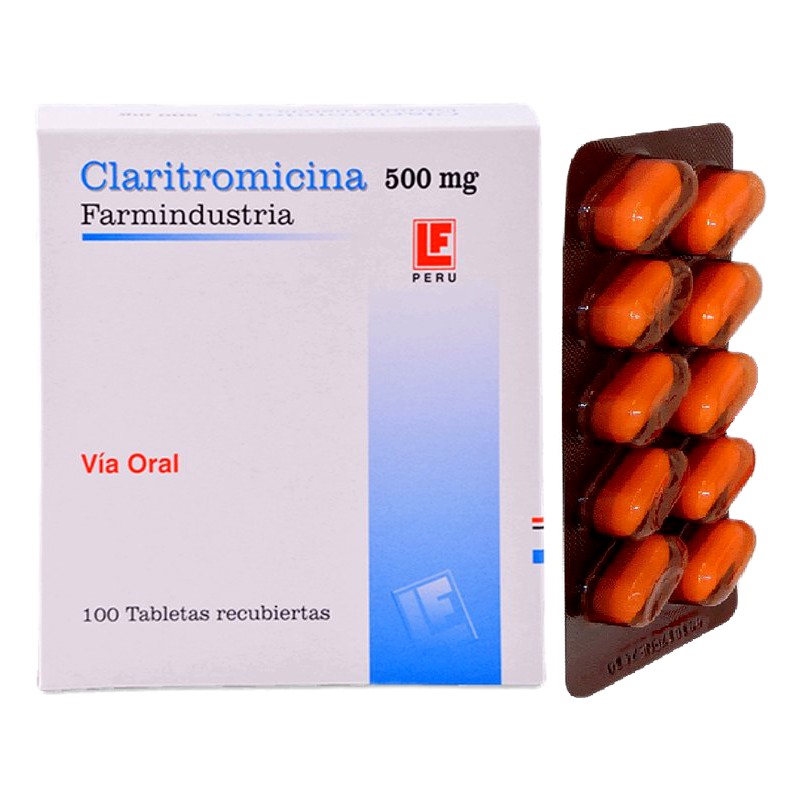 CLARITROMICINA 500mg TABLETA