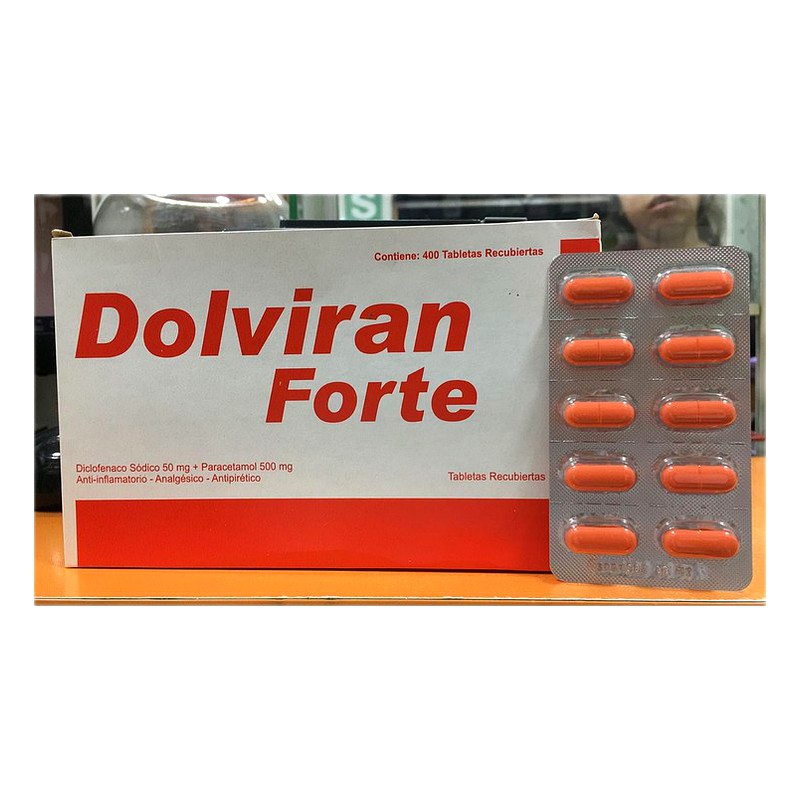 DOLVIRAN FORTE TABLETA CAJA X 400