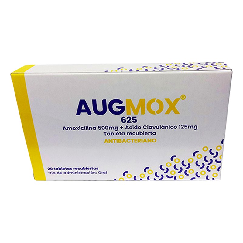 AUGMOX - 625 500MG+125MG TABLETA REC.