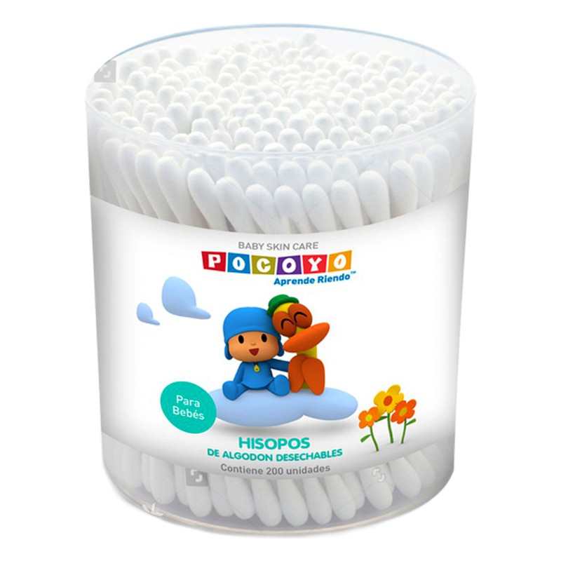 HISOPOS POCOYO - Frasco x 200Und.