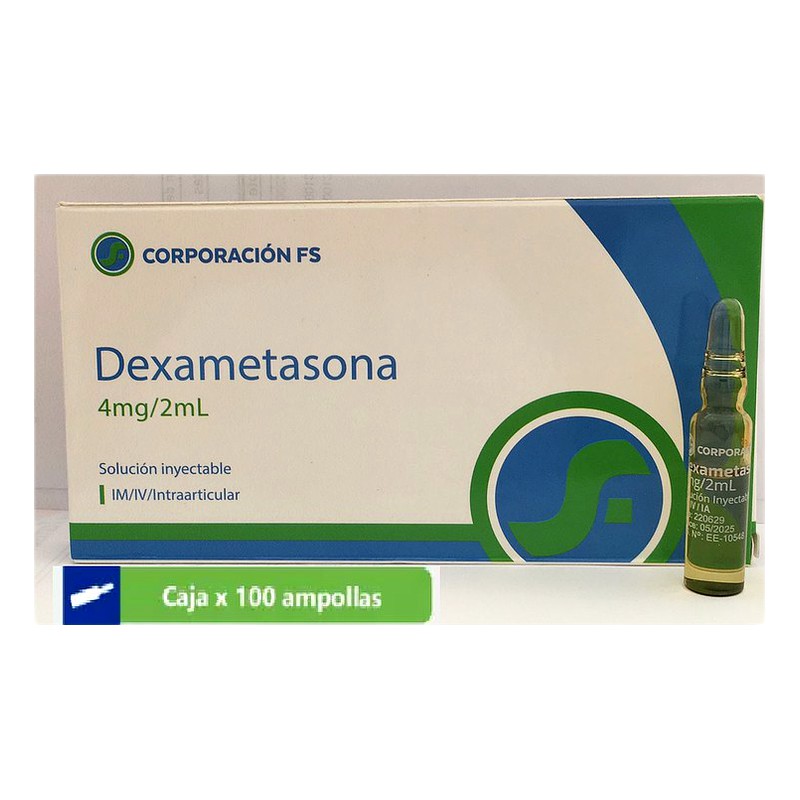 DEXAMETASONA 4mg/2ml AMPOLLA