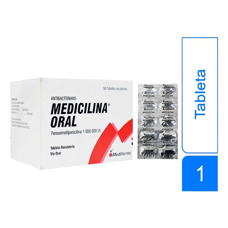 MEDICILINA TABLETA CAJA X 50